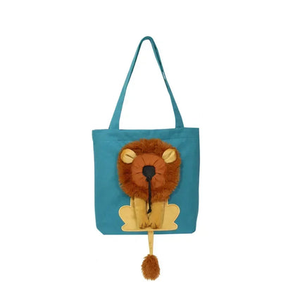 Lion Shape Pet Carrier Bag