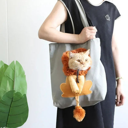 Lion Shape Pet Carrier Bag