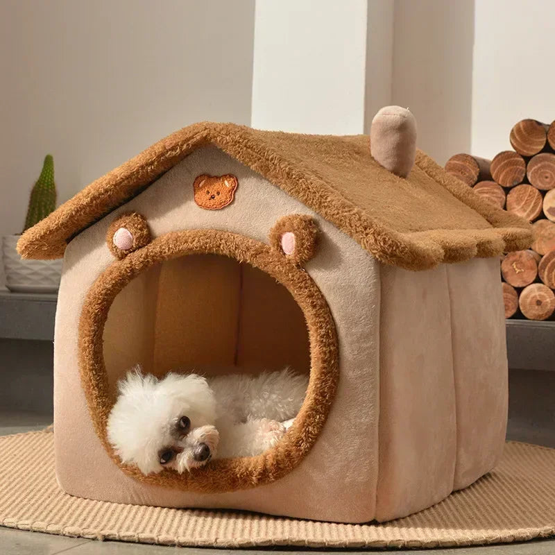 Foldable Pet House & Warm Bed