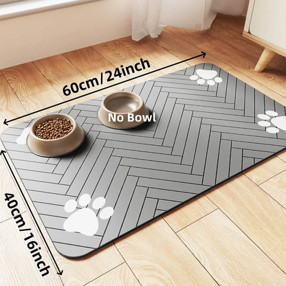 Absorbent Waterproof Pet Feeding Mat