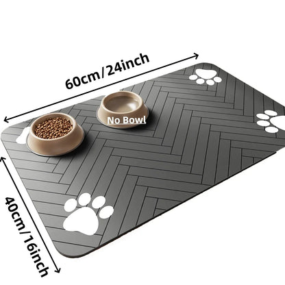 Absorbent Waterproof Pet Feeding Mat