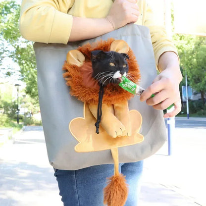 Lion Shape Pet Carrier Bag