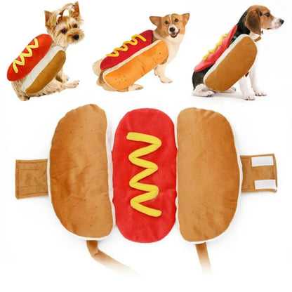 Halloween Hot Dog Pet Costume