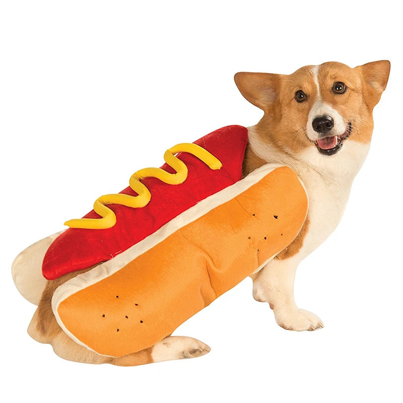 Halloween Hot Dog Pet Costume