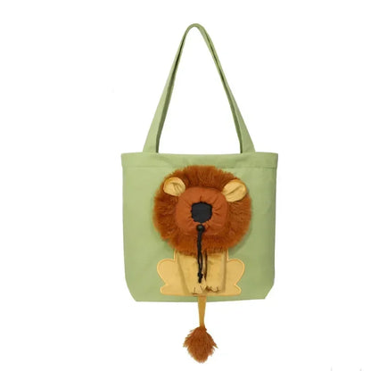 Lion Shape Pet Carrier Bag