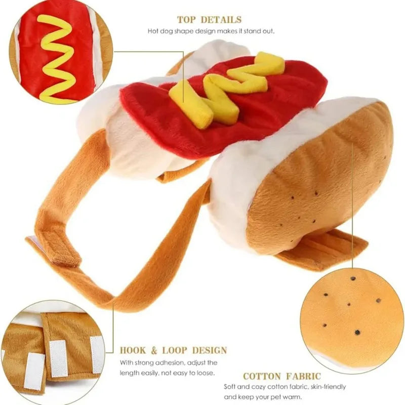 Halloween Hot Dog Pet Costume