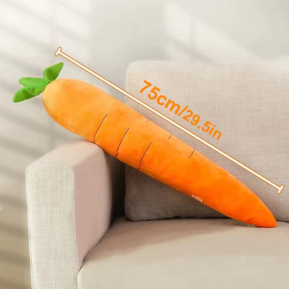 Carrot Plush Dog Toy