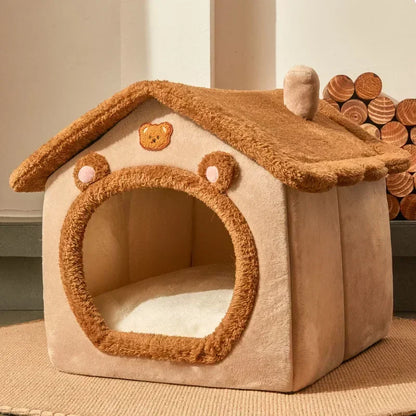 Foldable Pet House & Warm Bed