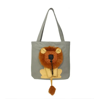 Lion Shape Pet Carrier Bag