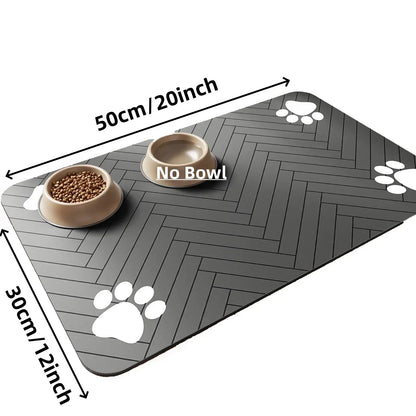 Absorbent Waterproof Pet Feeding Mat