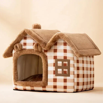 Foldable Pet House & Warm Bed