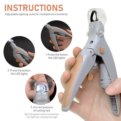 LED Light Pet Nail Clippers