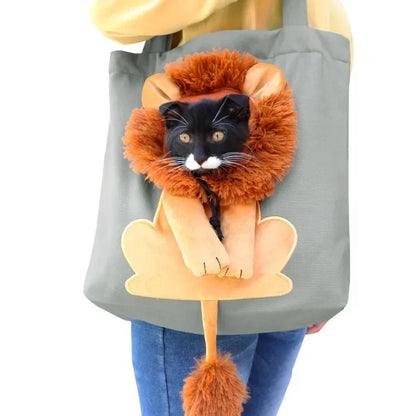 Lion Shape Pet Carrier Bag